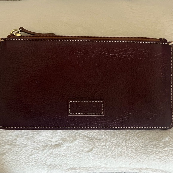 Dooney & Bourke Leather Zip Pouch - Picture 6 of 11